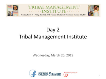 Day 2 Tribal Management Institute