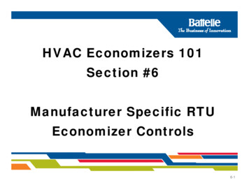 HVAC Economizers 101 Section #6 U T R I Mftf SiM Anufacturer Specific .