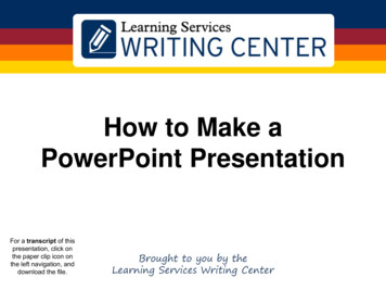 How To Make A PowerPoint Presentation - Zovio