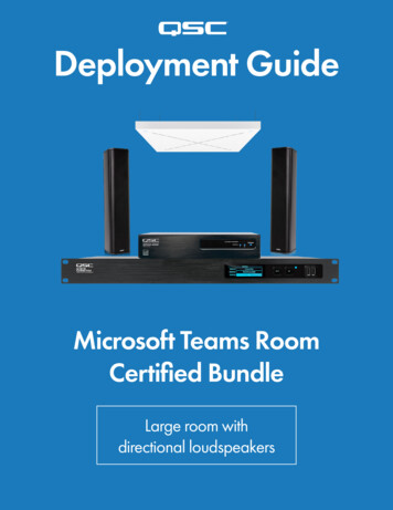 Microsoft Teams Room Certified Bundle - QSC Audio Products