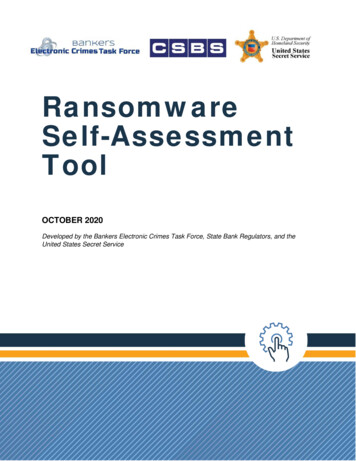 Ransomware Self-Assessment Tool - CSBS