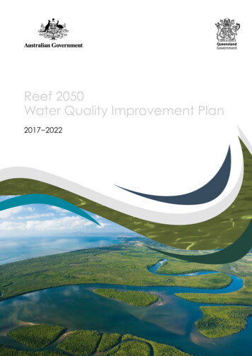 Reef 2050 Water Quality Improvement Plan 2017-2022