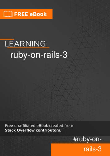 Ruby-on-rails-3 - Riptutorial 
