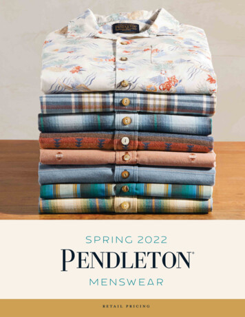 Spring 2022 Menswear - Pendleton Woolen Mills