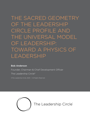 Sacred Geometry Of The Leadership Circle Profile