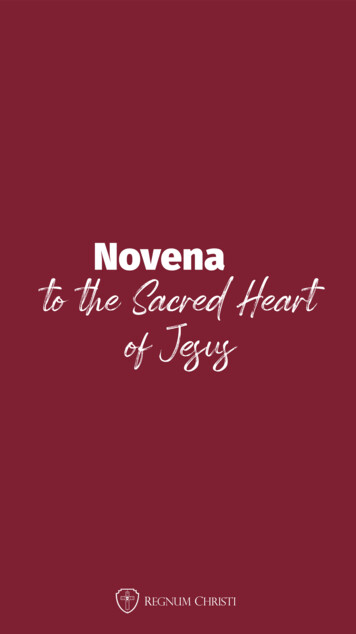 Sacred Heart Novena Booklet - Regnum Christi