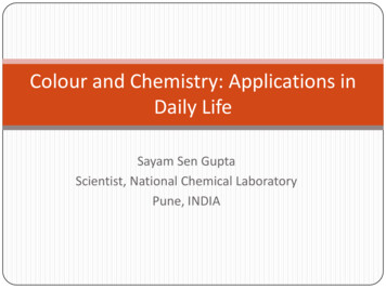 Colour And Chemistry: Applications In Daily Life