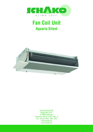 Fan Coil Unit - Specifiedby 