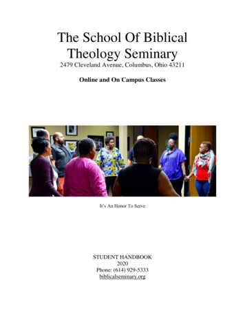 The School Of Biblical Theology Seminary