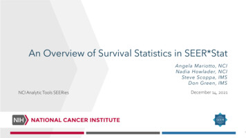 An Overview Of Survival Statistics In SEER*Stat
