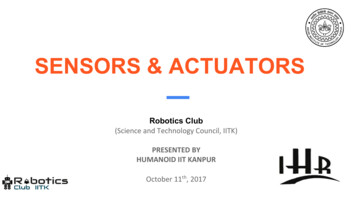 SENSORS & ACTUATORS - IIT Kanpur