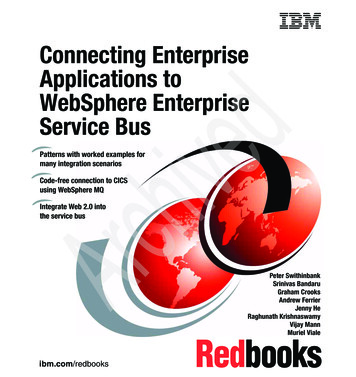 Connecting Enterprise Applications To WebSphere Enterprise Service Bus