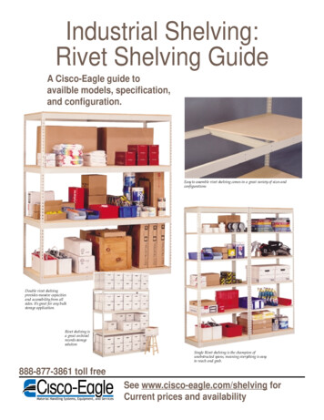 Industrial Shelving: Rivet Shelving Guide - Cisco-eagle 