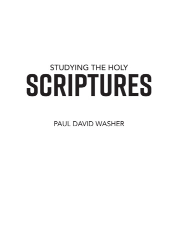 STUDYING THE HOLY SCRIPTURES - HeartCry Missionary