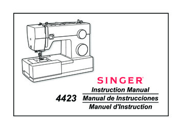 Instruction Manual 4423 - Singer 