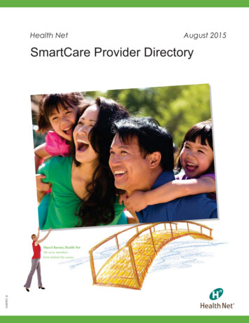 SmartCare Provider Directory - Health Net