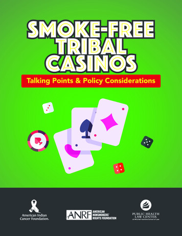 Smoke Free Tribal Casinos