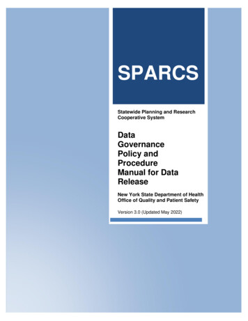 SPARCS - New York State Department Of Health