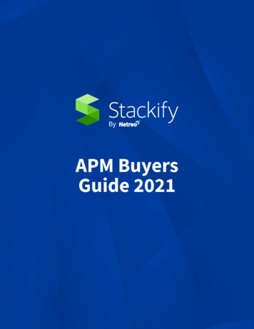 APM Buyers Guide 2021