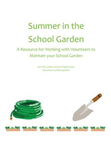 Summer In The School Garden - Growing Gardens