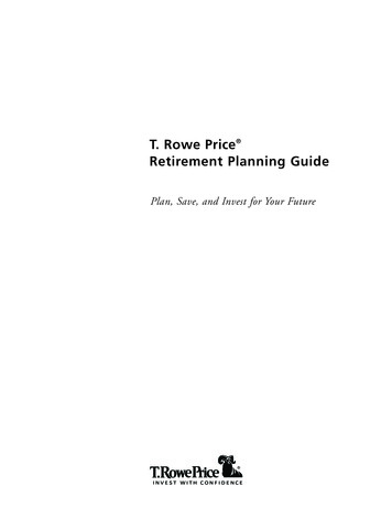 T. Rowe Price Retirement Planning Guide - Life Insurance