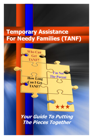 Temporary Assistance For Needy Families (TANF) - Dhs