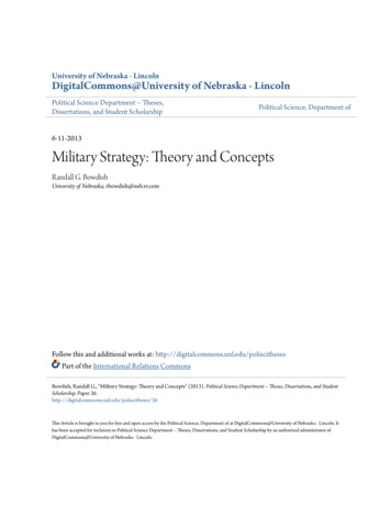 Military Strategy: Theory And Concepts - Internet Archive