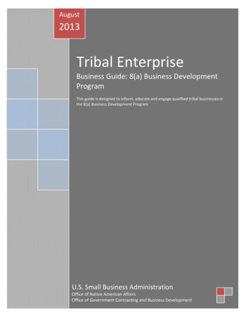 Tribal Enterprise - Small Business Administration