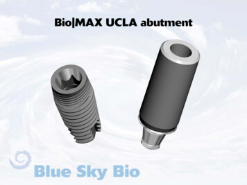 Bio MAX UCLA Abutment - Blue Sky Bio Dental Implant Systems