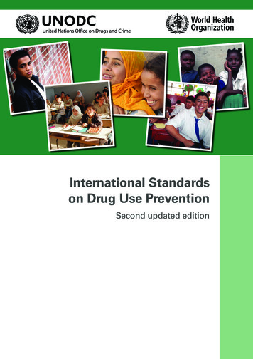 International Standards On Drug Use Prevention