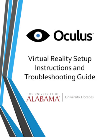 Virtual Reality Setup Instructions And Troubleshooting Guide