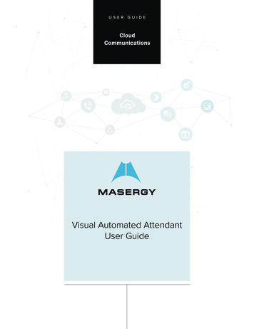 Visual Auto Attendant Guide - Masergy