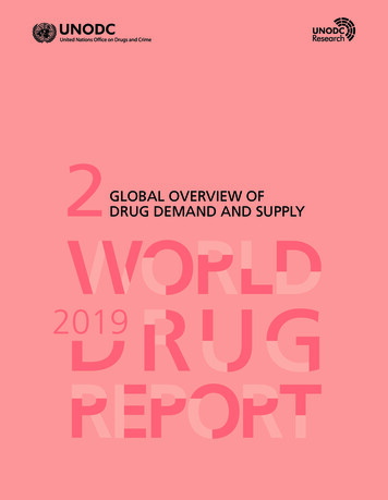 Global Overview Of Drug Demand And Supply