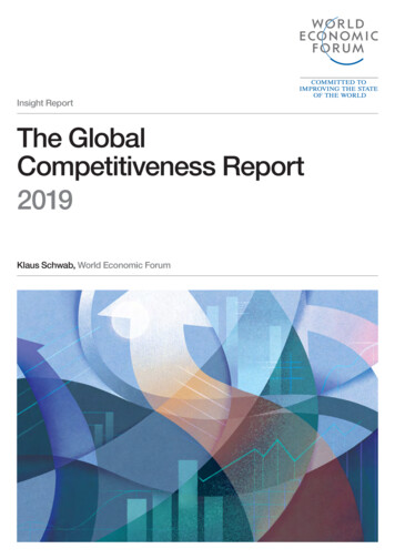 Insight Report The Global Competitiveness Report 2019