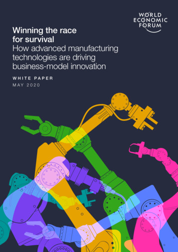 Winning The Race For Survival How Advanced Manufacturing Technologies .