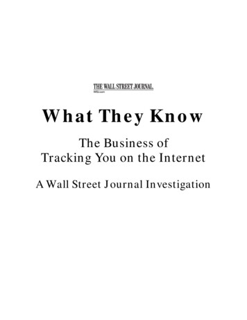 What They Know - Cs.cornell.edu