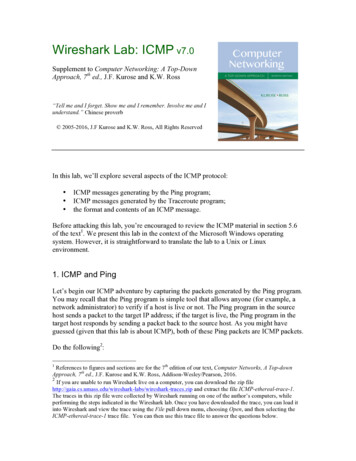 Wireshark ICMP V7 - Clark University