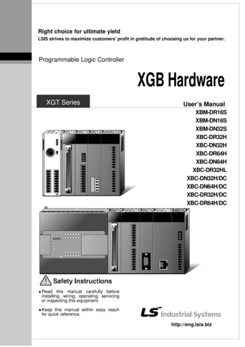 Programmable Logic Controller XGB Hardware