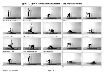Vinyasa Krama Foundation - Self Practice Sequence - Yogita Yoga