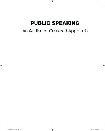 An Audience-Centered Approach - Pearson
