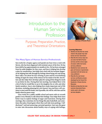 Introduction To The Human Services Profession - Pearson
