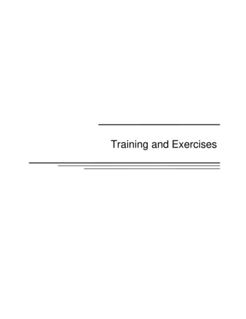Training And Exercises - FEMA