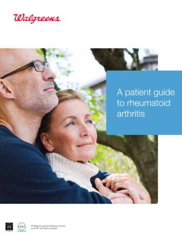 A Patient Guide To Rheumatoid Arthritis - Walgreens