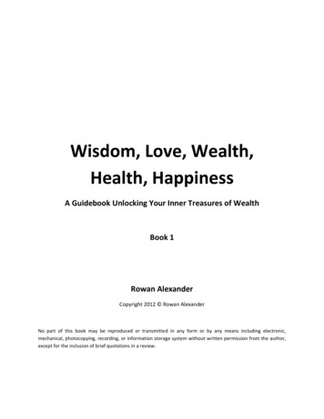 Wisdom, Love, Wealth, Health, Happiness - Goodreads