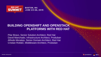 Building Openshift And Openstack Platforms With Red Hat