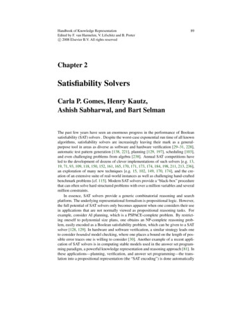 Satisability Solvers - Cornell University