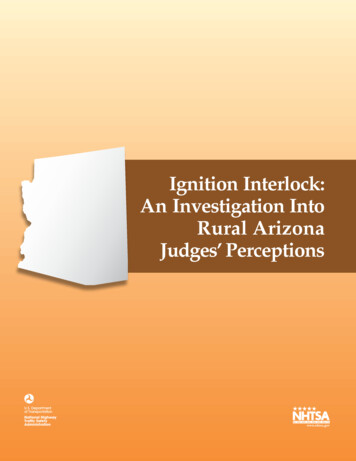 Ignition Interlock: An Investigation Into Rural Arizona Judges . - TIAFT