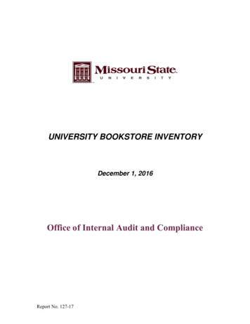 Office Of Internal Audit And Compliance - Missouri State University