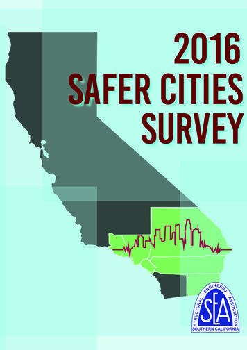 2016 Safer Cities Survey - SEAOSC