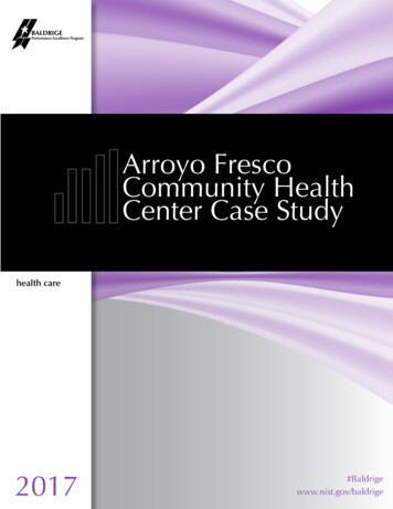 Arroyo Fresco Community Health Center Case Study Part 1 - NIST
